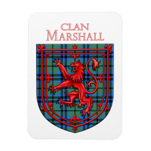 Ímã Marshall Tartan Scottish Xadrez Lion Rampant