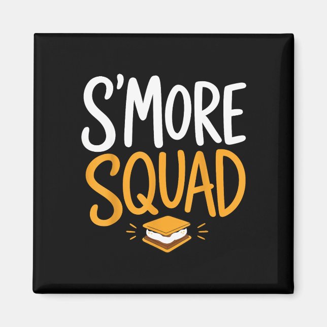 Imã Marshmallow fogueira camping s'mores  (Frente)