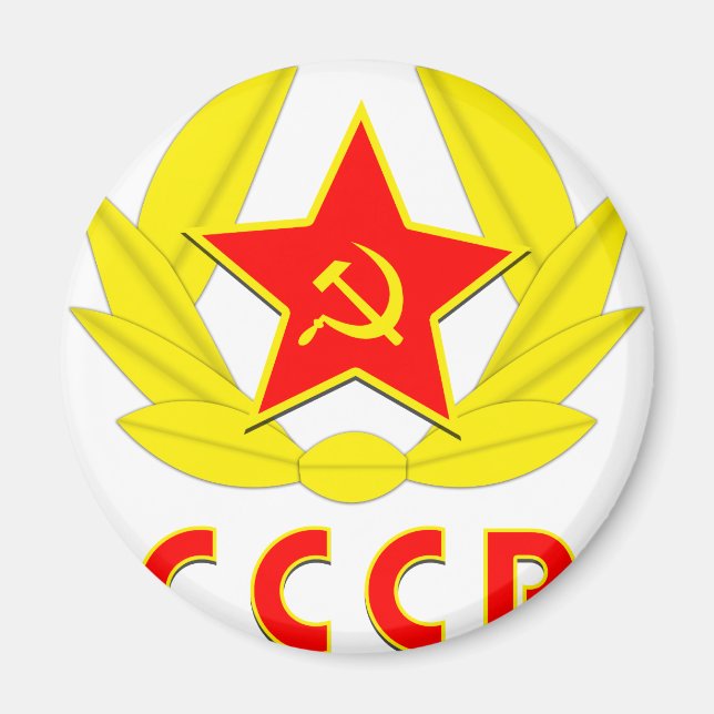 Imã martelo cccp ussr e emblema falsa (Frente)
