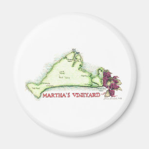 Imã Martha Vineyard Island Magnet