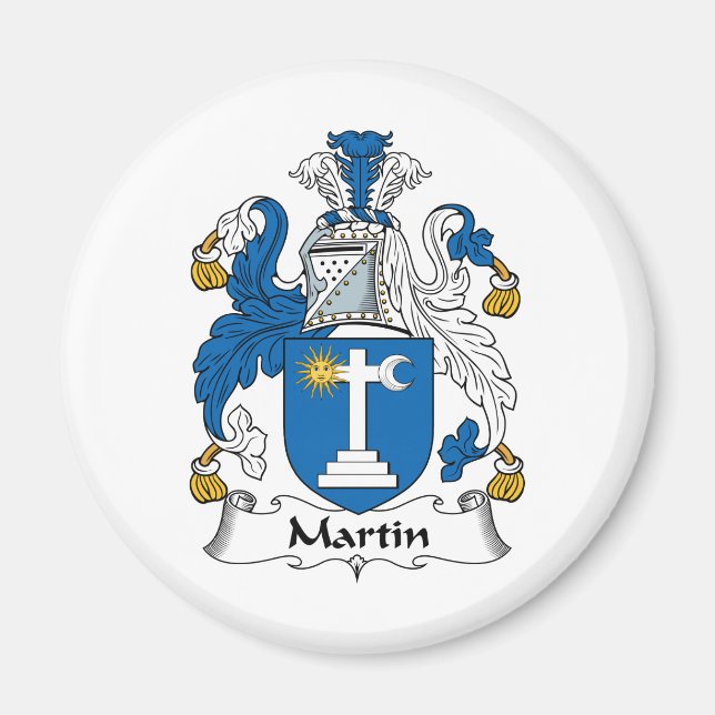 Imã Martin Family Crest (Frente)