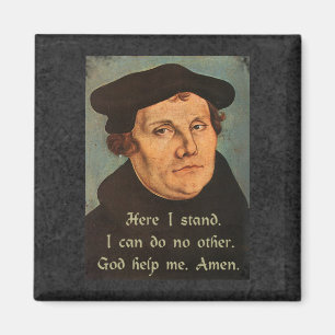 Imã Martin Luther, aqui estou eu, citando a fé