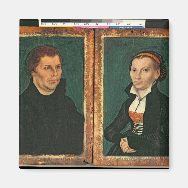 Imã Martin Luther, Katharina von Bora, c.1526 (Frente)