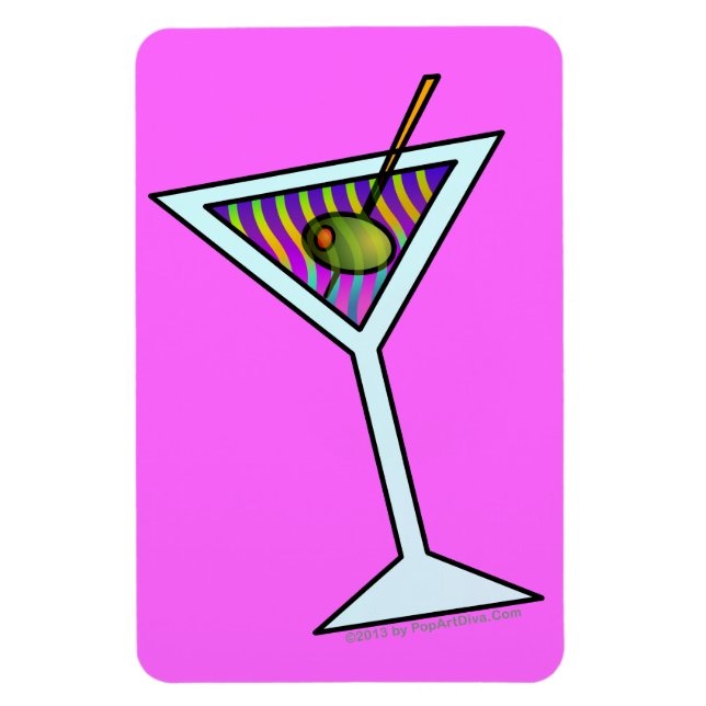 ÍMÃ MARTINI ART FLEXÍVEL MAGNET (Vertical)