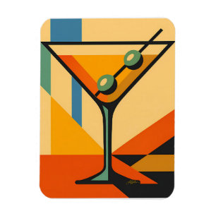 Ímã Martini Bauhaus do Nascer do Sol Modernista de Mea
