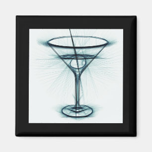 Imã Martini Glass Sketch