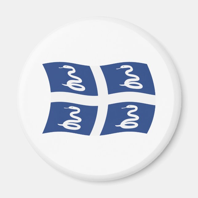 Imã Martinica Flag Magnet (Frente)