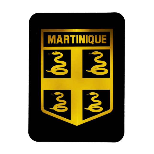 Ímã Martinique Emblem (Vertical)