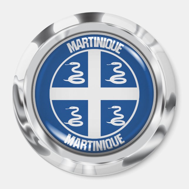 Imã Martinique Round Emblem (Frente)