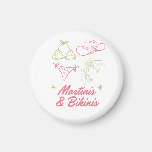 Imã Martinis e Bikinis | Festa de Solteira na Praia (Frente)