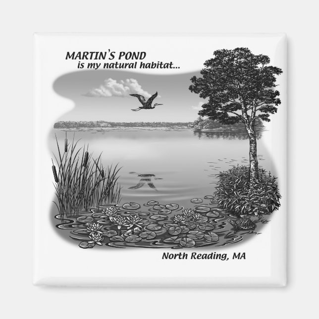 Imã Martin's Pond Magnet (Frente)