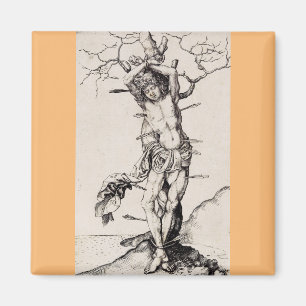 Imã Martírio de São Sebastião por Martin Schongauer