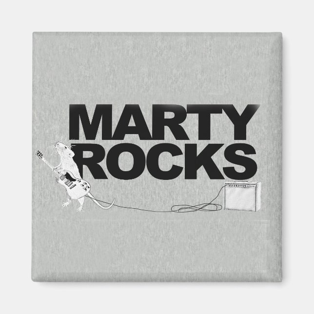 Imã Marty Rocks Magnet (Frente)