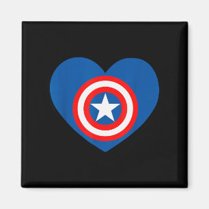 Imã Marvel Capitão América Vingadores Coração Amor Val