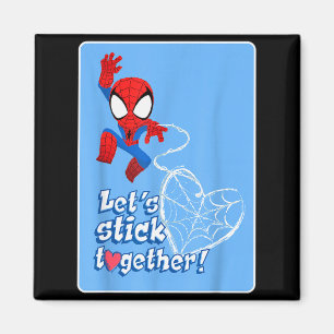 Imã Marvel Homem-Aranha Vamos Ficar Juntos no Dia dos 