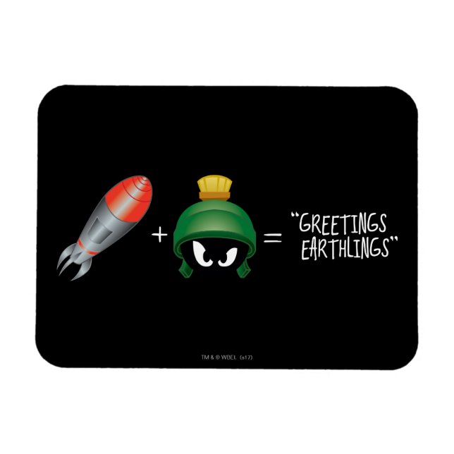 Ímã MARVIN, A Equação Emoji MARTIAN™ (Horizontal)