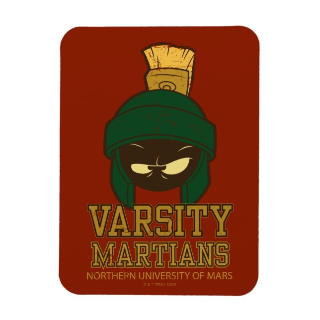 Ímã MARVIN, O MARTIAN™ Varsity Collegiate Graphic (Vertical)