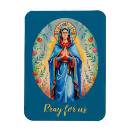 Ímã Mary Católica Religiosa