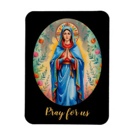 Ímã Mary Católica Religiosa