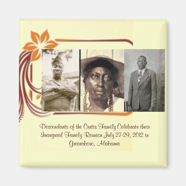 Imã Mary Croom Curtis & Seus Filhos Benjamin & Joseph (Frente)