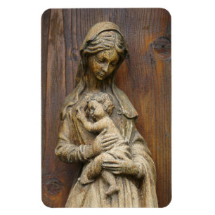 Ímã Mary E O Bebê Jesus
