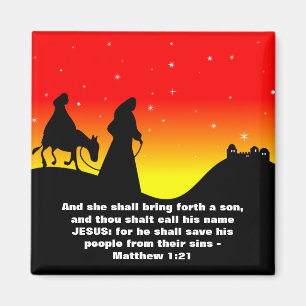 Imã Mary & Joseph, verso da escritura da bíblia