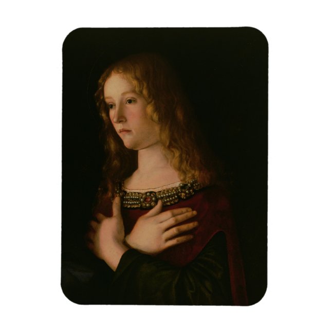 Ímã Mary Magdalene, detalhes da Virgem e Criança w (Vertical)