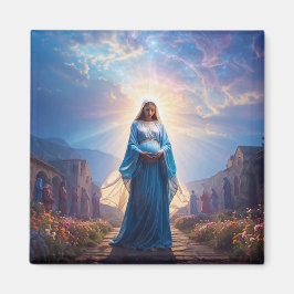 Imã Mary of Nazareth Walking Alone – Christian Artwork