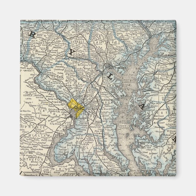 Imã Maryland, DC e Delaware (Frente)