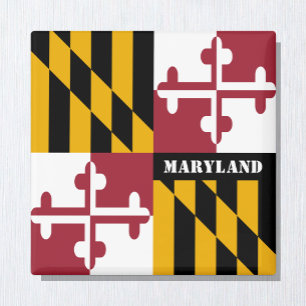 Imã Maryland flag Magnet, Maryland /feriado EUA