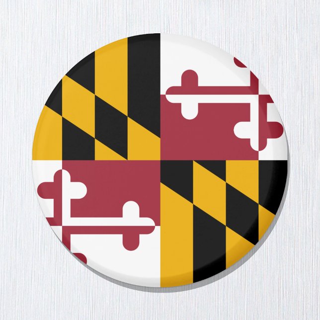 Imã Maryland flag & Maryland, feriados/esportes nos EU (Criador carregado)