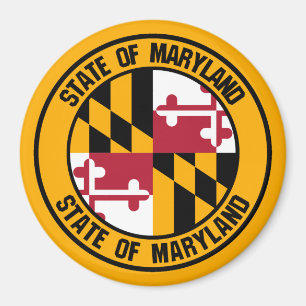 Imã Maryland Round Emblem