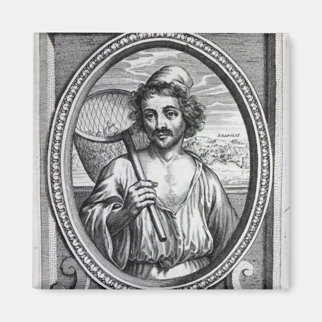 Imã Masaniello, gravado por Petrus de Iode (Frente)