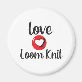 Imã Máscara de Algodão Branco do Love 2 Loom Knit