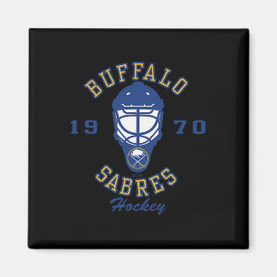 Imã Máscara de Hockey Buffalo Sabres Cinza Licenciada 