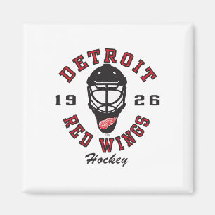 Imã Máscara de hóquei Detroit Red Wings Cinza Licencia