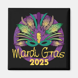 Imã Máscara de Ímã do Mardi Gras - 2025