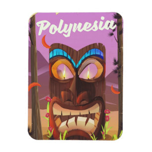 Ímã Máscara de Polinésia Tiki
