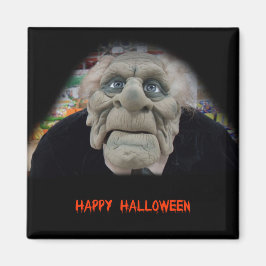 Imã Máscara do Velho Homem em Fundo Negro