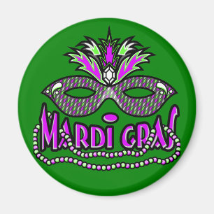 Imã Máscara e miçanga do carnaval do KRW
