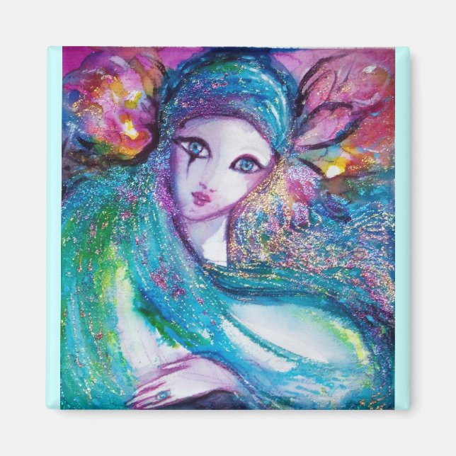 IMÃ MÁSCARA EM AZUL (Frente)