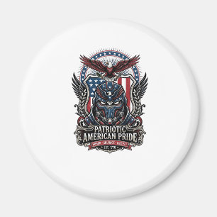 Imã Máscara Patriota Guardiã Liberdade Inspirada Milit