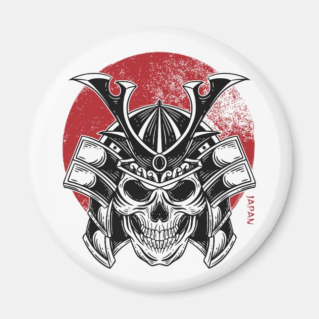 Imã Máscara Samurai / Samurai Mask Magnet (Frente)