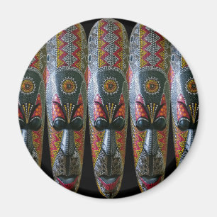 Imã Máscara tribal africana pintado mão