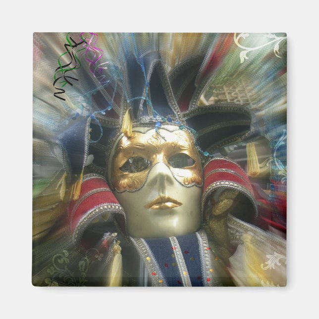 Imã Mascarada de cores (Frente)