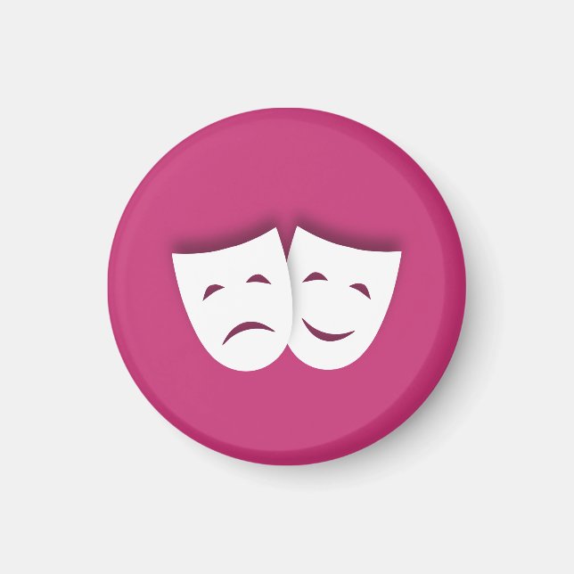 Imã Máscaras de Comédia e Tragédia (Frente)