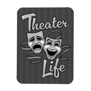 Ímã Máscaras de Comédia e Tragédia da Vida em Teatro