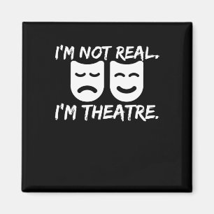 Imã Máscaras de teatro divertidas para diretor de prod