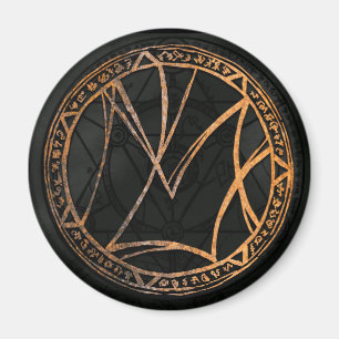 Imã Máscaras do logotipo abaixo