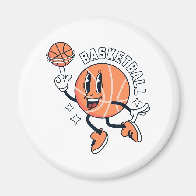 Imã mascot_basket_ball_sport (Frente)